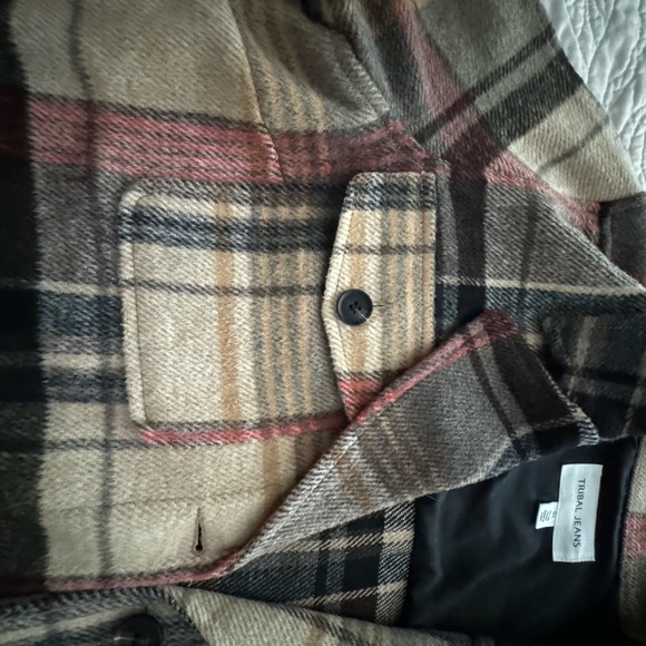 Soft Flannel Plaid Coat - Never worn, excellent condition - Picture 5 of 10
